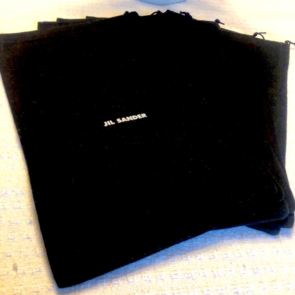 Six Jil Sanders’ Dust Bags